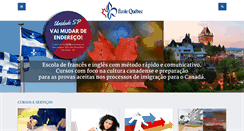 Desktop Screenshot of ecolequebec.com.br